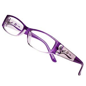 EYEBOGO Kaylee Purple Stylish Designer Reading Glasses for Women